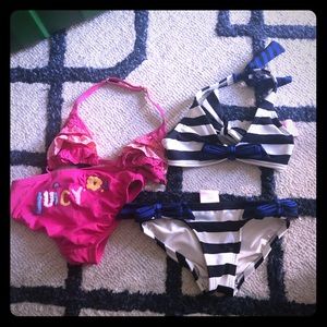 Juicy couture Bikini bundle sz 6